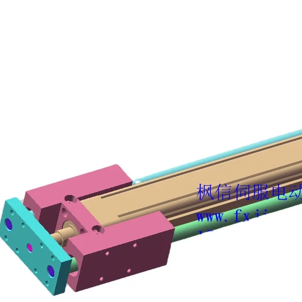 FXKD40 turn back electric cylinder load 120kg guide frame installation with 100W