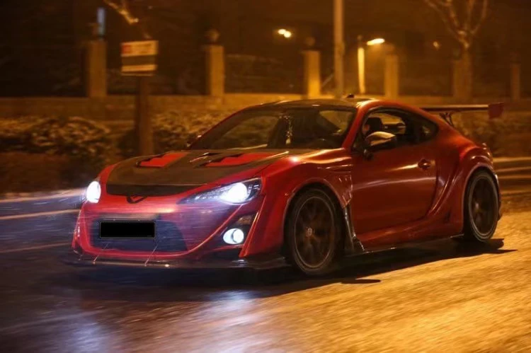 Runde Новое поступление Комплект кузова для Toyota 86 GT86 комплект с широким кузовом Subaru передний бампер задний боковые юбки брызговик