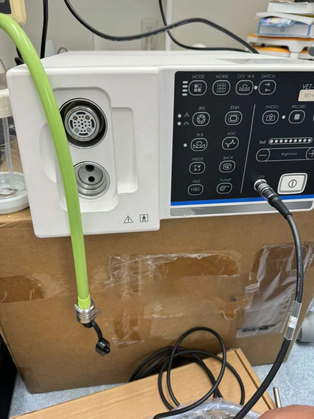 Leshypet Veterinary Electric Flexible Gastroscope And Colonoscope In One Set With Video Endoscope Camera System And Lcd Monitor