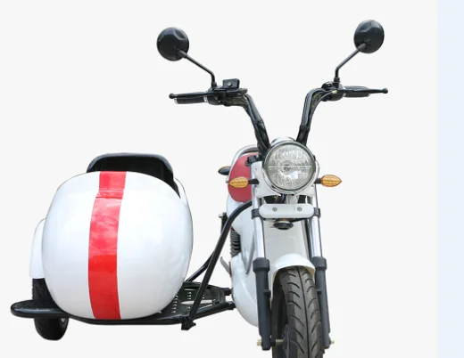 three wheel electric scooter with  side car trike trex 3 wheels motorcycle cabin three wheel motorcycle