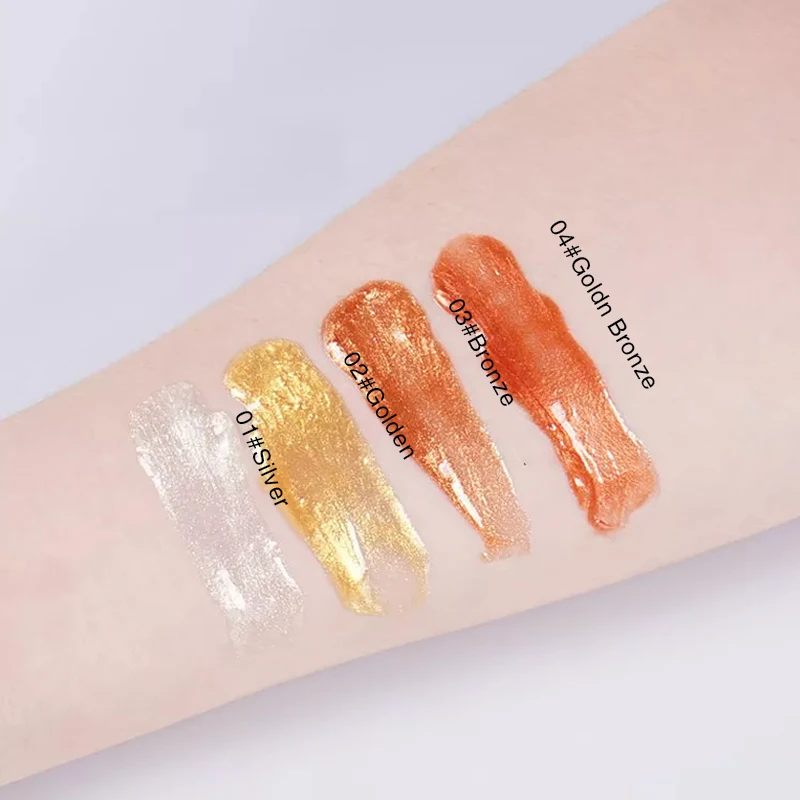 SHICELLE Shimmer Spray Highlight Vegan Private Label Makeup Long Lasting Bronze Golden Glow Glitter Body Shimmer