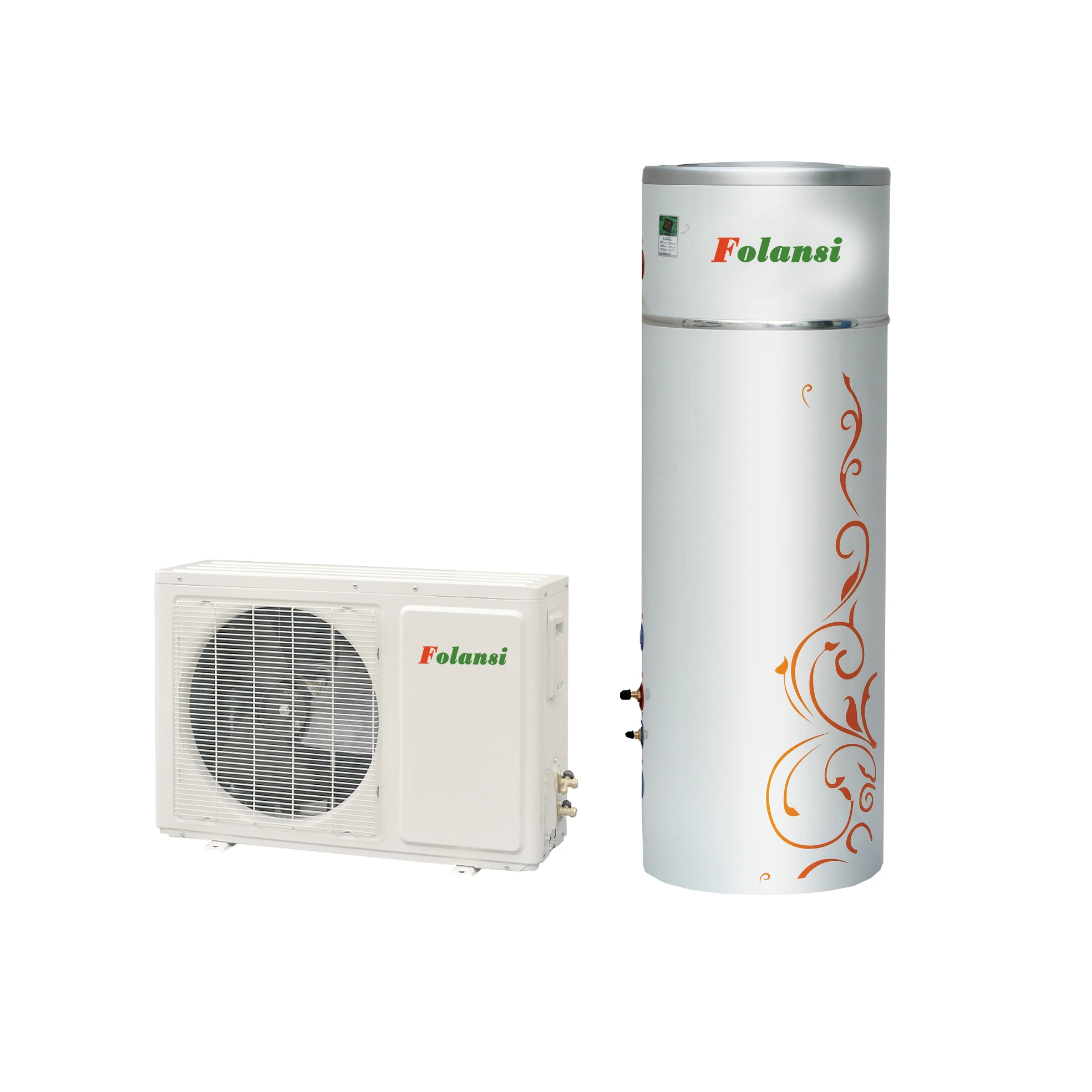 4.8kw air source heat pump water heater(100~500L water tank)
