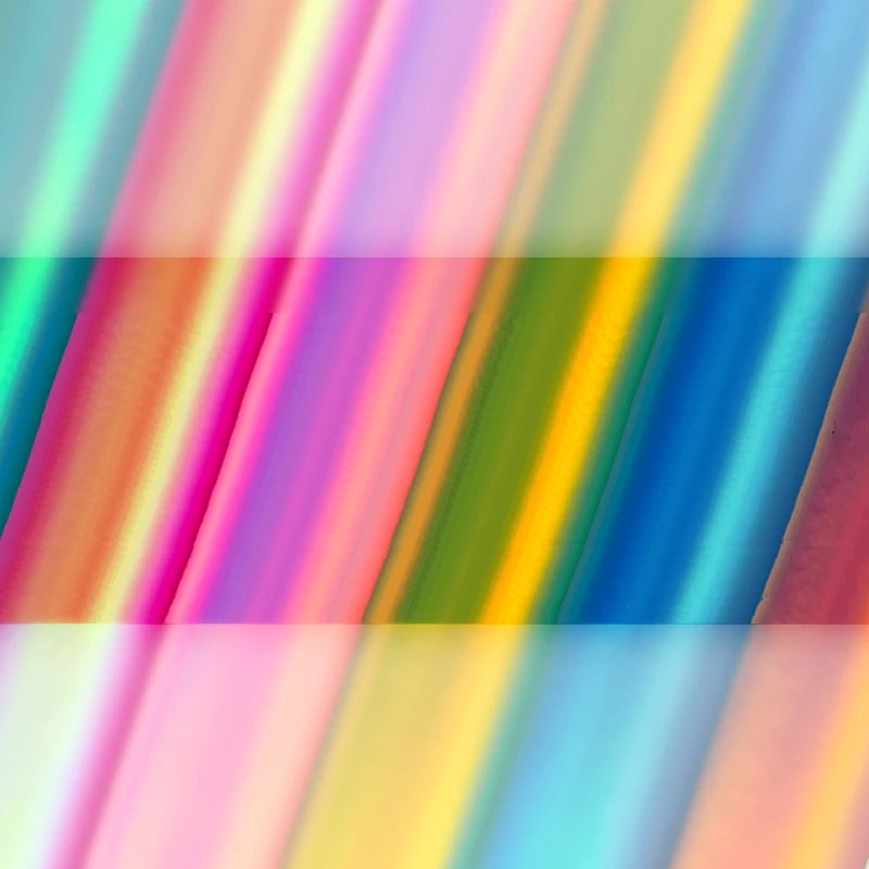 Holographic Sparkle Rainbow Self-Adhesive PVC Vinyl Sheet /Roll Shiny Vinyl for Mug Cup DIY Party Decoration Sticker Car Decal