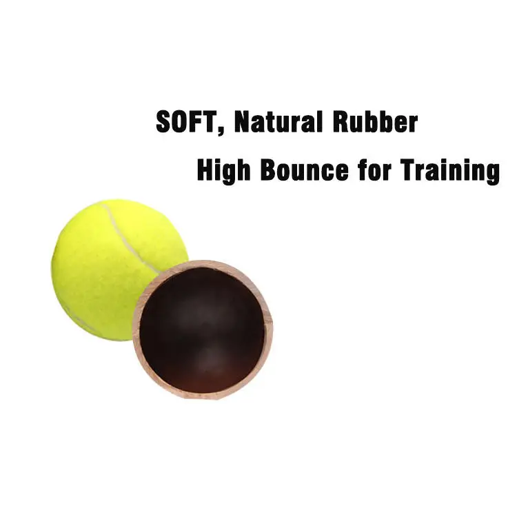 High quality ITF approved  52% wool felt padel tennis balls custom logo printed beach tennis ball for POP tennis
