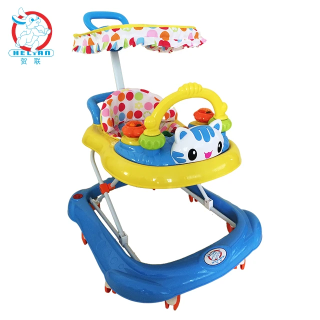 New Plastic baby walkers Music Lighting Multifunctional Toddler Chair 4 in 1 baby walker With Wheels