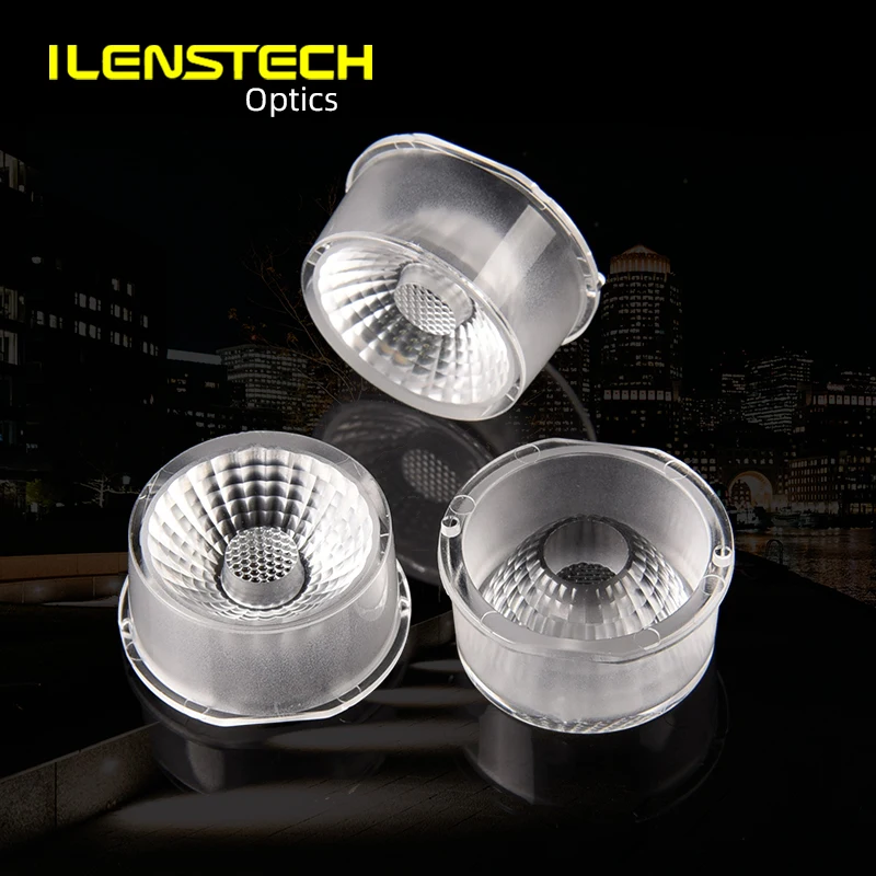 60 Degree clear surface led lens 21mm led optics lens for led lighting