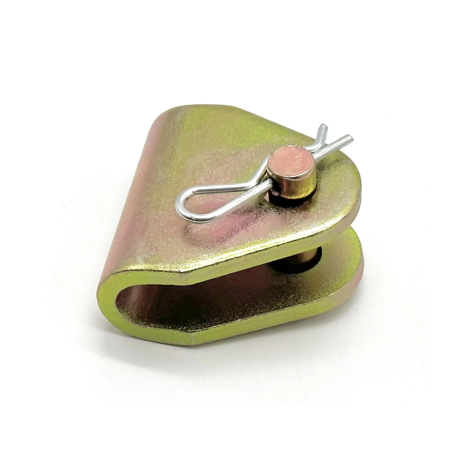 ES10227 Metal Connect for 2 inch Ratchet & Chain Extension U Bracket with Pin for Towing Ratchet Buckle