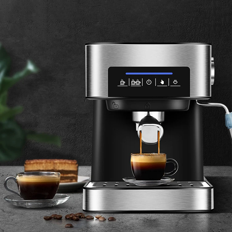 2021 new customizable office smart 1.6L capacity automatic digital espresso machine coffee maker