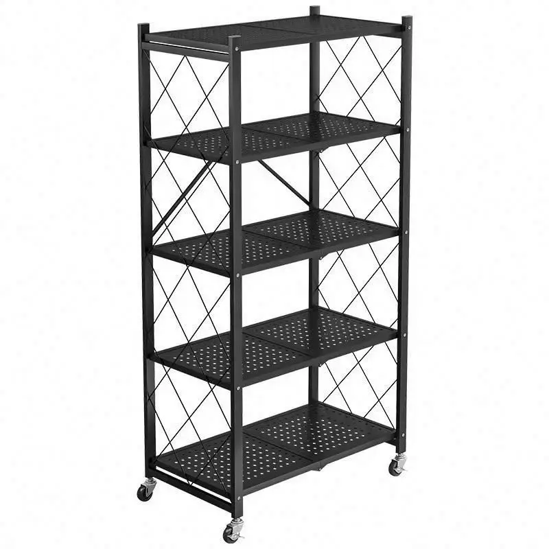 New Arrival Large Capacity Kitchen Furniture Kitchenware Appliance Storage Rack Fully Closed Cabinet Multi-Layer Storage Shelf