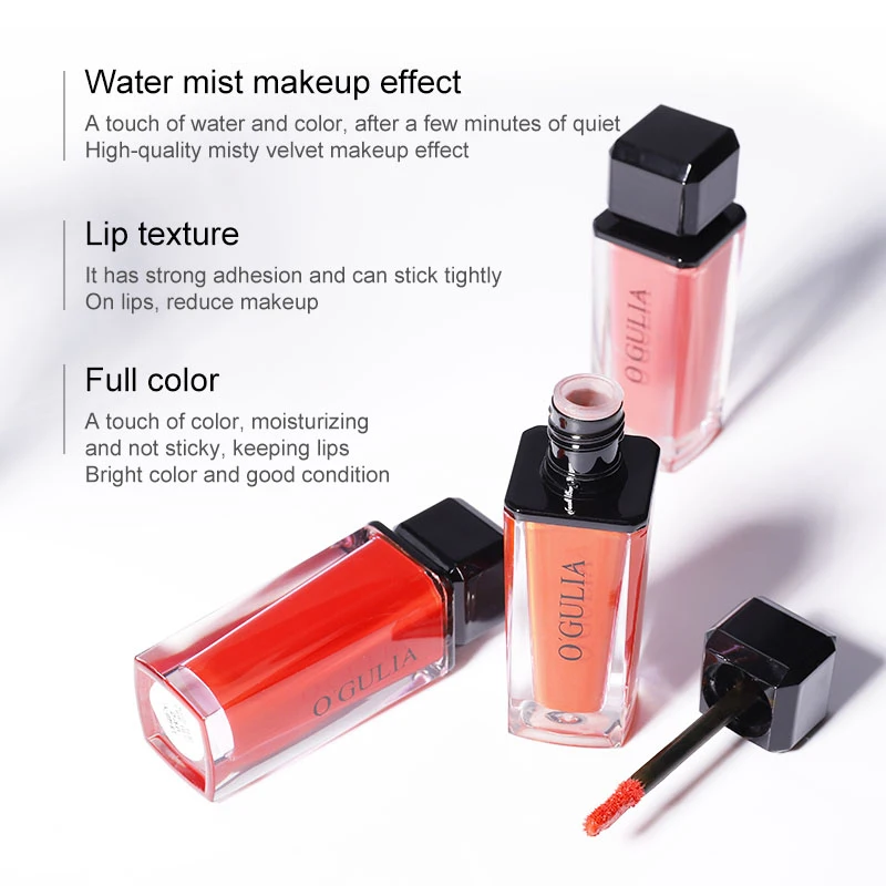 
shiny pearle-scent lip glaze with your own logo capsule lip gloss moisturizing non-stick cup matte velvet lip glaze wholesale 
