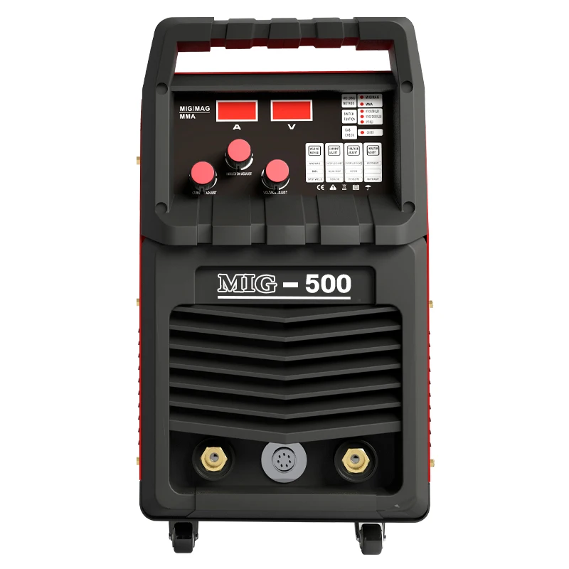 heavy duty Soldador mig soldadora inverter IGBT metal carbon  steel  MIG CO2 MAG  welding machine MIG-500 with wire feeder