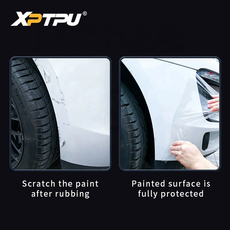 High Gloss Paint Protection Film Car Waterproof Transparent PPF Auto TPU Film Anti Scratch Car Film Stickers