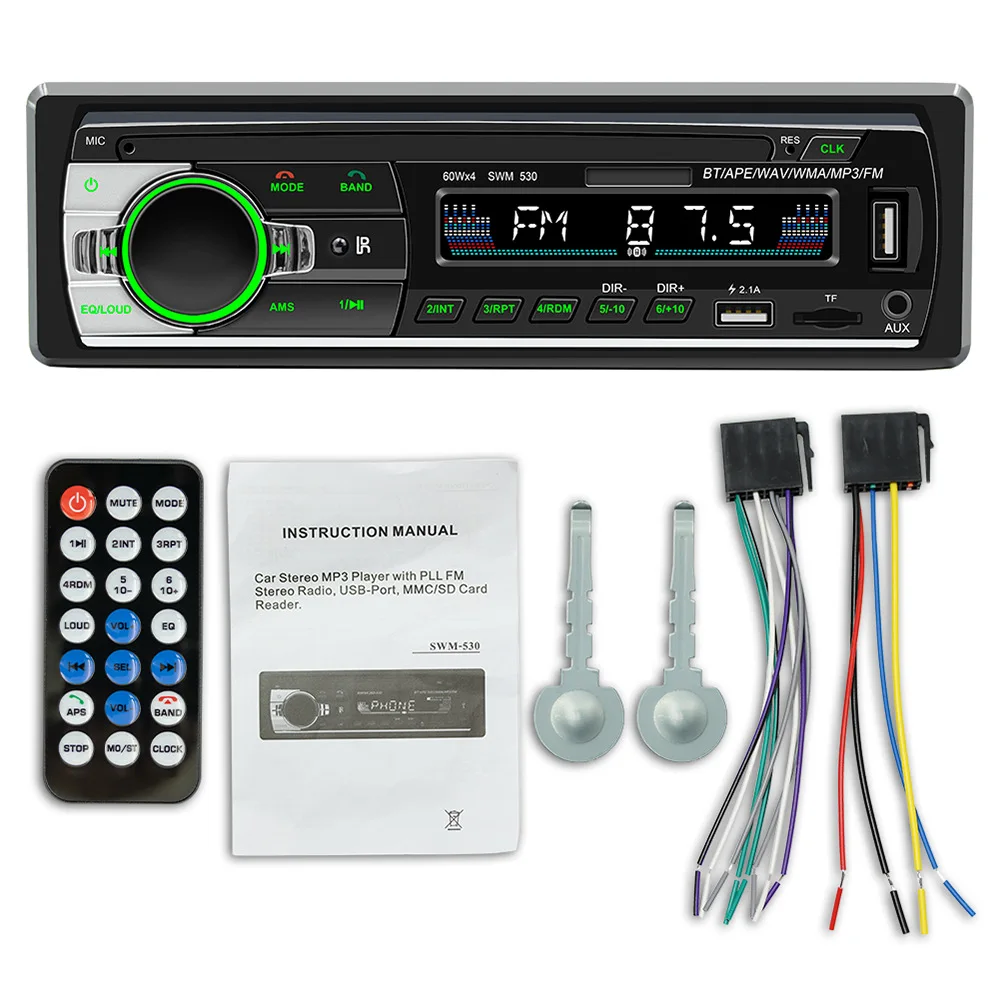 New Car BT MP3 player card U disk car radio instead of usb charging Car DVD