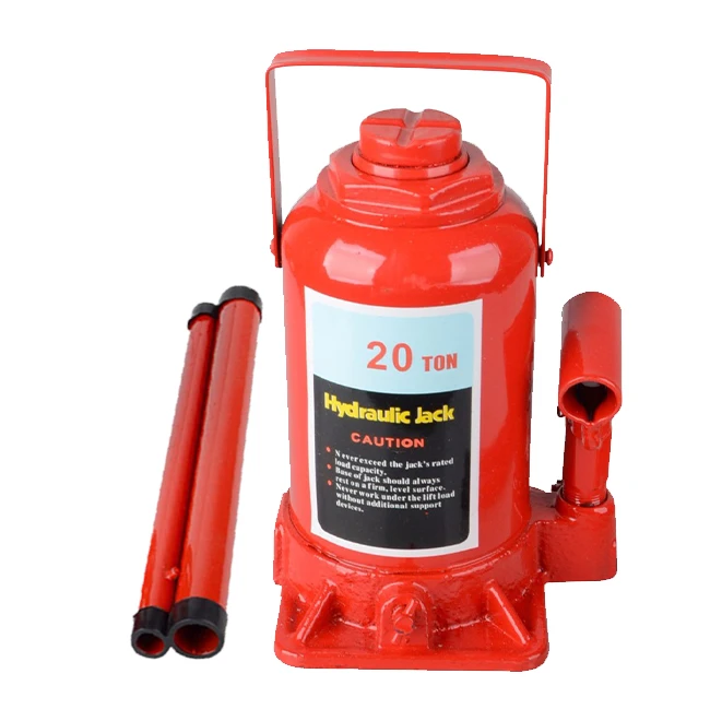 Rugged 20 ton big red hydraulic jack Bottle Jacks for press Smooth Elevations on Offshore Platforms