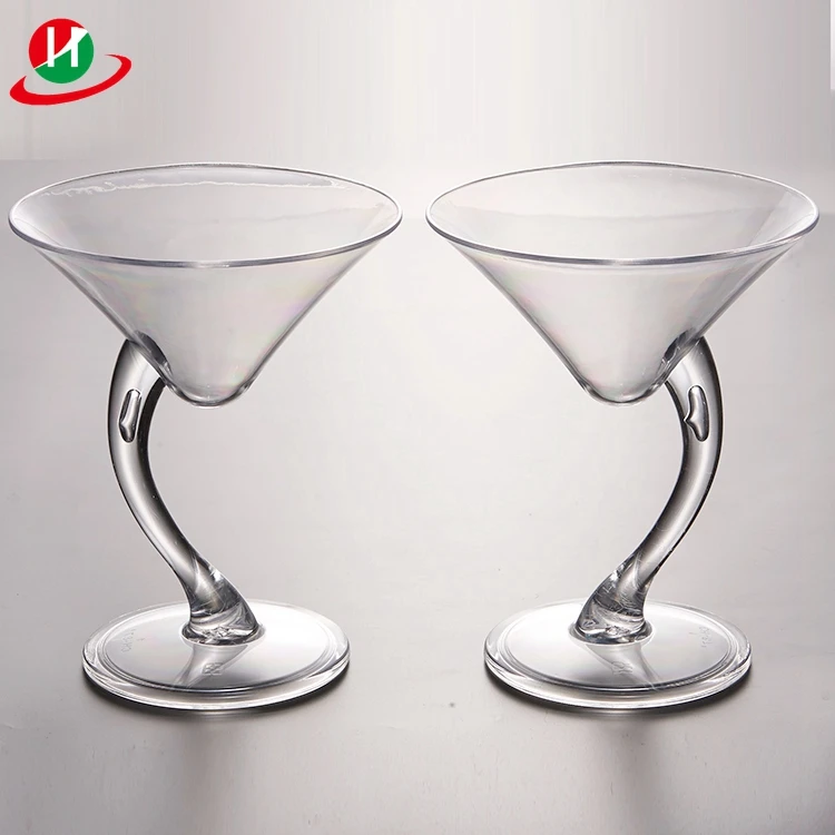 Disposable clear plastic goblet containers jelly pudding mousse dessert cups