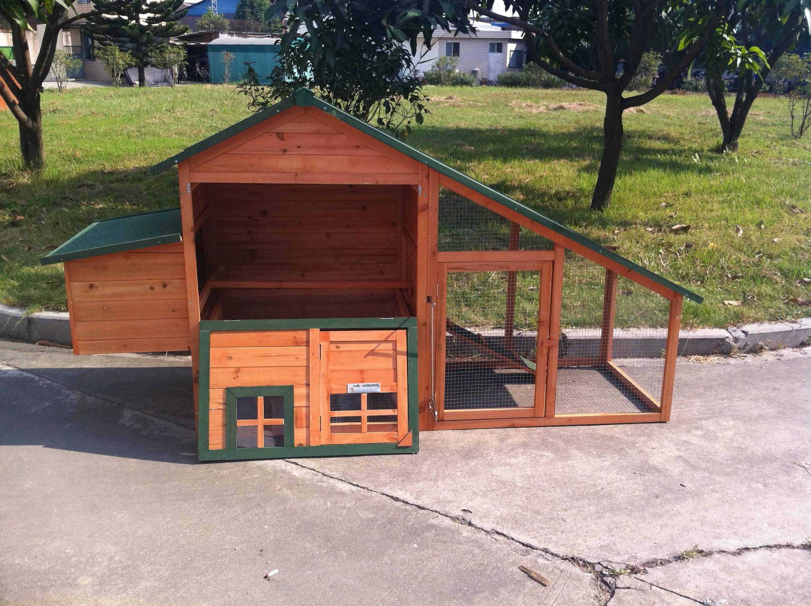 Large run hot-selling wooden chicken coop