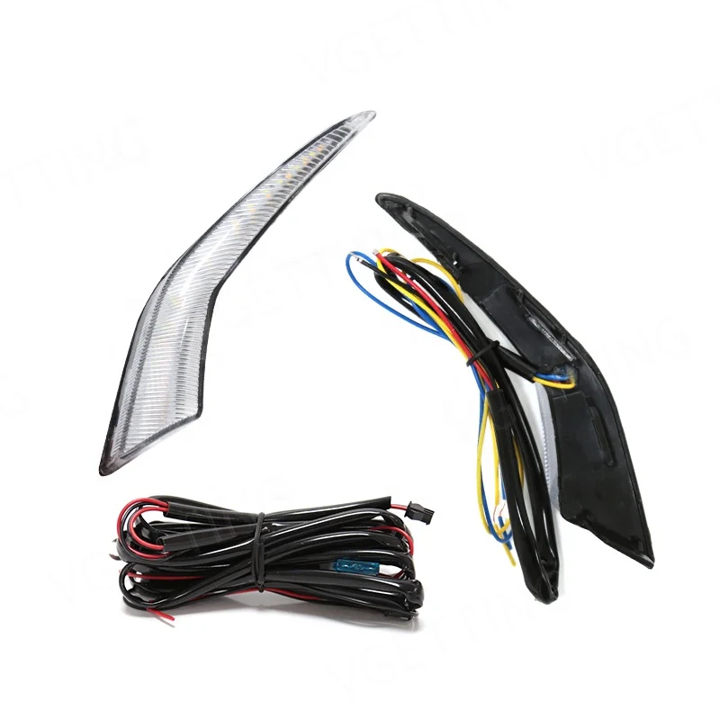 Tricolor Auto Parts Driving Lamps Front LED DRL Daytime Running Lights for Toyota Corolla Touring/Levin 2019 2020 2021 2022