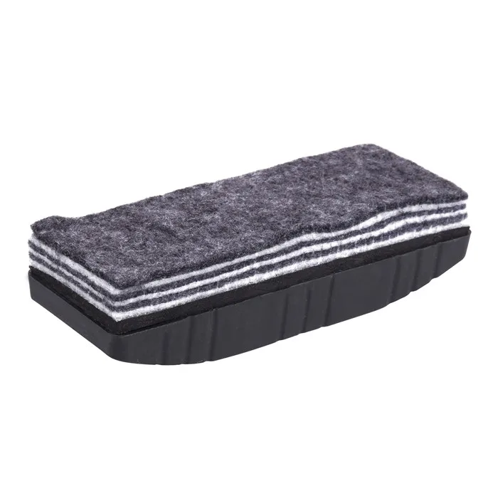 Office supplies black dry whiteboard eraser with marker pen clip