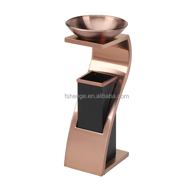 Hotel waste bins ashtray stainless steel trash can small trash bin / kitchen trash can