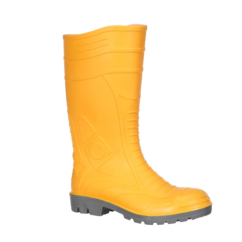 2021 latest new design style hot sale Bigger size steel toe safety gum hunting boots leather