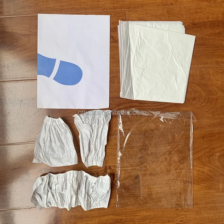 Disposable Pe Automotive plastic Car seat cover Clean Set 5 In 1 Kit For Auto Service Kit