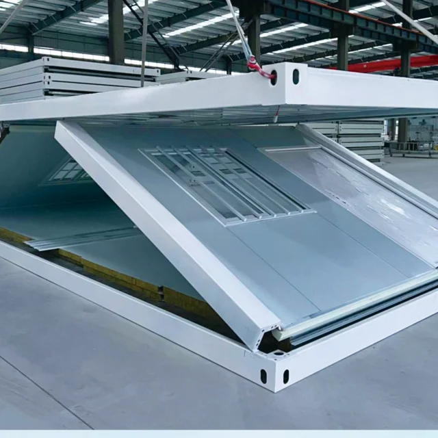 new design good price 20ft 40ft panel prefab  luxury 3 stackable modular portable home foldable container house