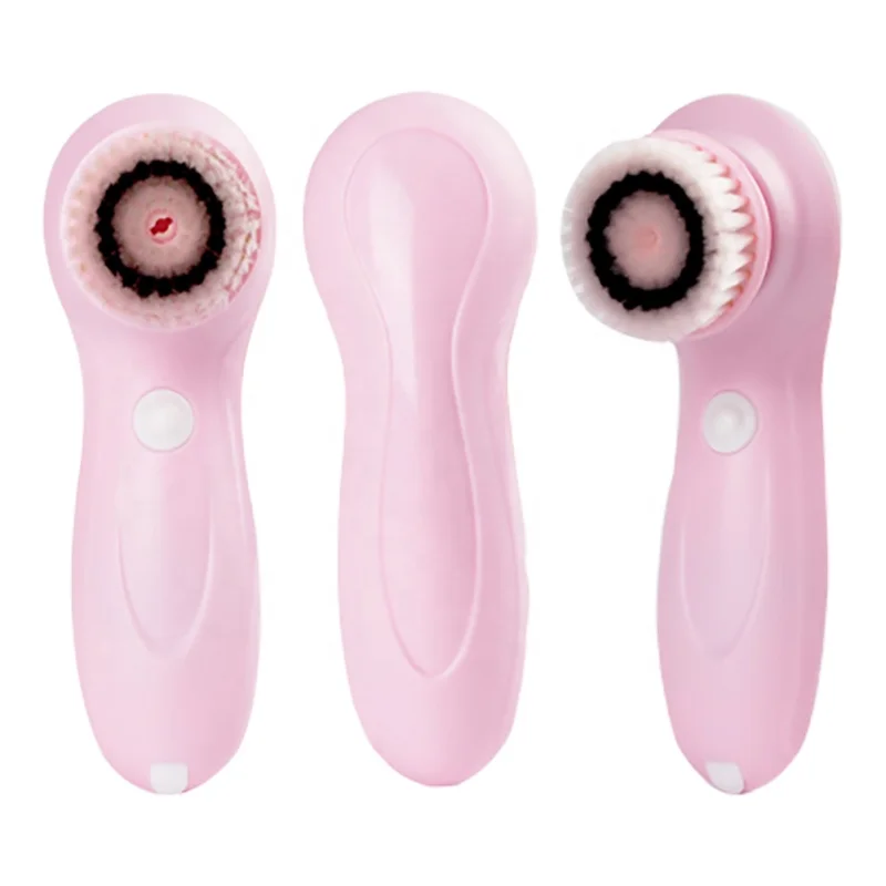 3 in 1 Electric Rotating Facial Spin Brush Waterproof Face Exfoliating Brush Facial Cleansing Brush