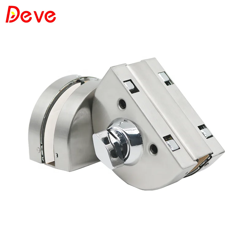 In Stock Glass Door Handle Lock Glass Containers Metal Lock For Glass Door Lock