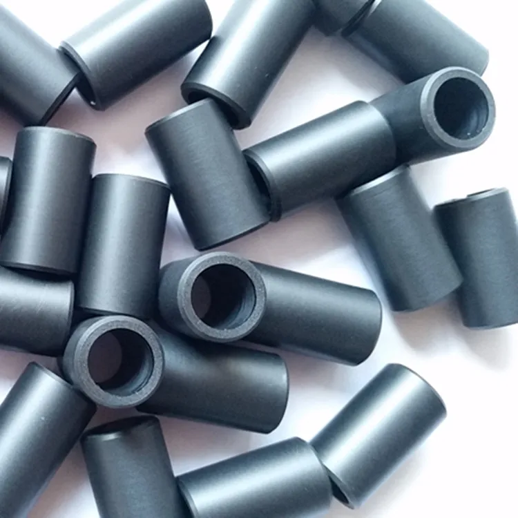 custom Plastic Nylon bearing sleeves shoulder bushing flange bearing bushing