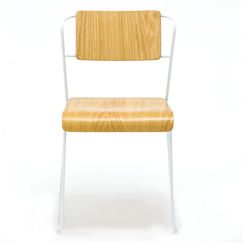 Bistro plywood dinning chair, modern cafe chair, restaurant stackable standard chair
