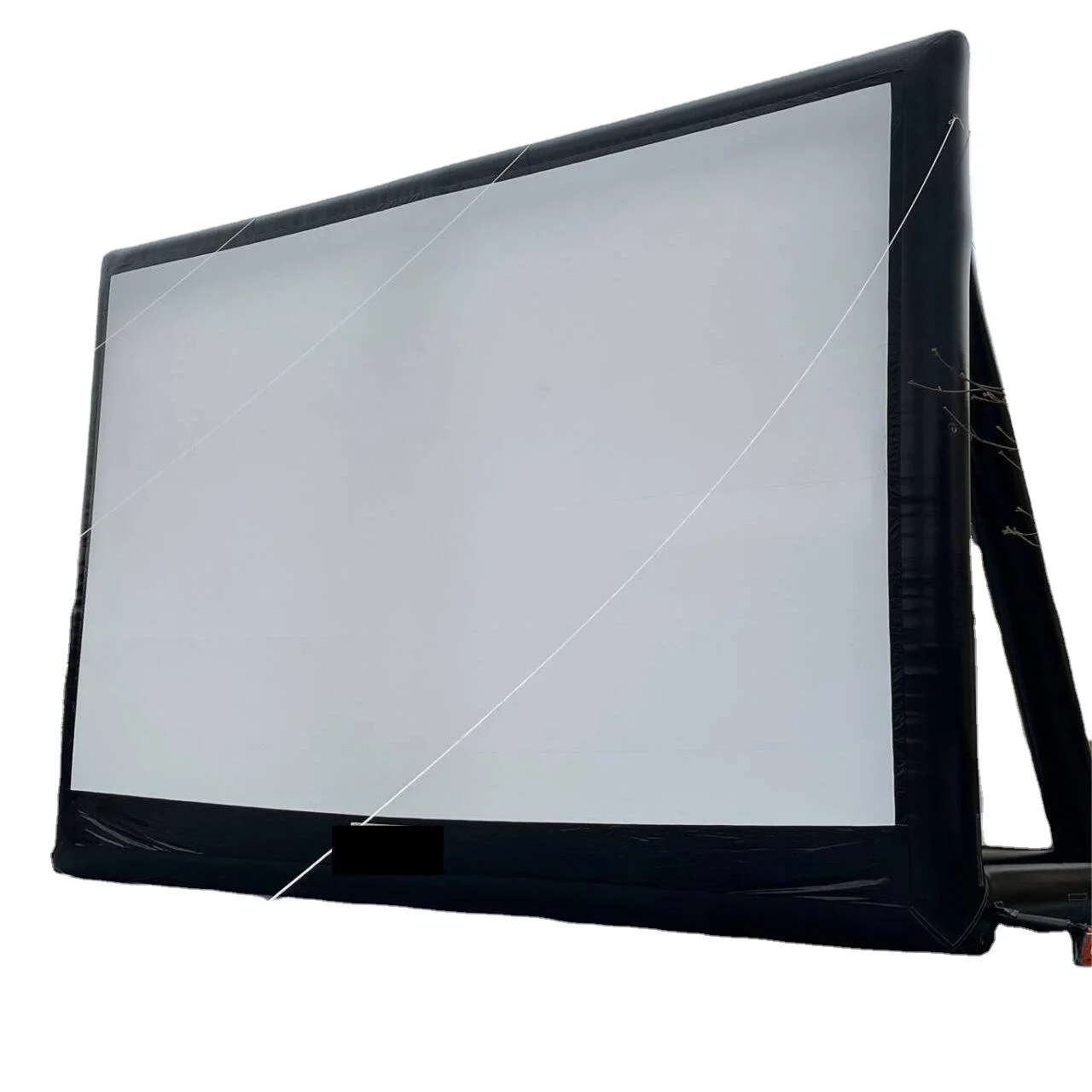 Надувной экран заднего проецирования для продажи ТВ-проектор наружного кинотеатра коммерческий большой черный