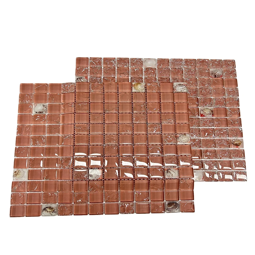 KASARO Factory Direct Price Glass Mosaic Tile Thickness Stained Glass Mosaic Tiles For Swimming Pool Kitchen