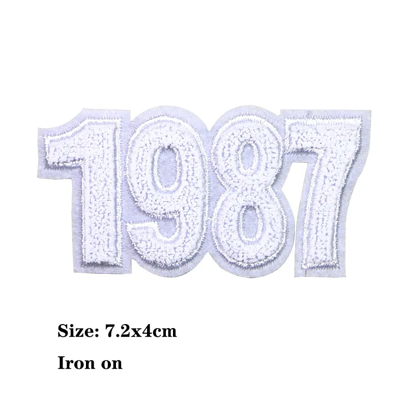 Bear Rugby Bow Tie Smile Heart-shaped Icon Toothbrush Embroidery Applique Patch For Clothing DIY Iron on Badges on the Backpack