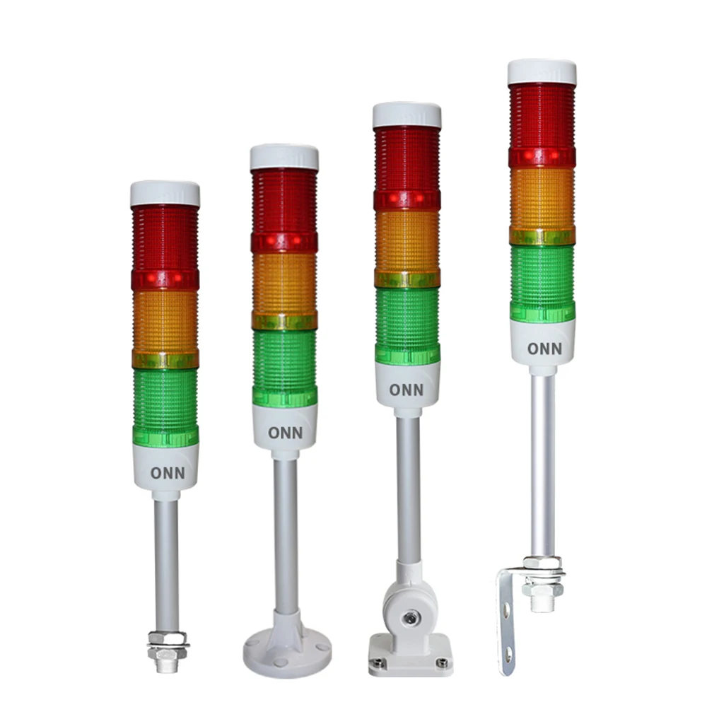 ONN-M4-50 Customized Logo Free Signal Tower Light AC/DC12V AC220V RYG Equipment Indicator Lights