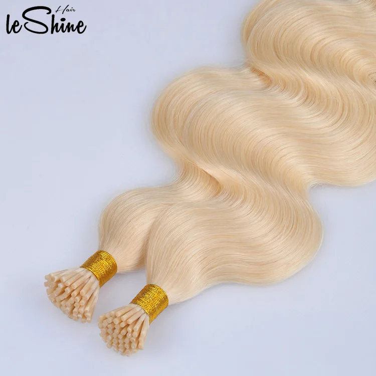 No Tangling Blonde Mini Itip Hair Extension Cambodian Pre Bonded u Tip Hair Manufacturer