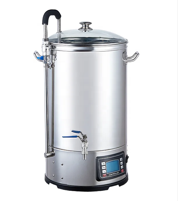 35L 65L All In One Home Brewing Equipment For Sale Microbrewery Electric Stainless Steel Brewery Beer Mash Tun