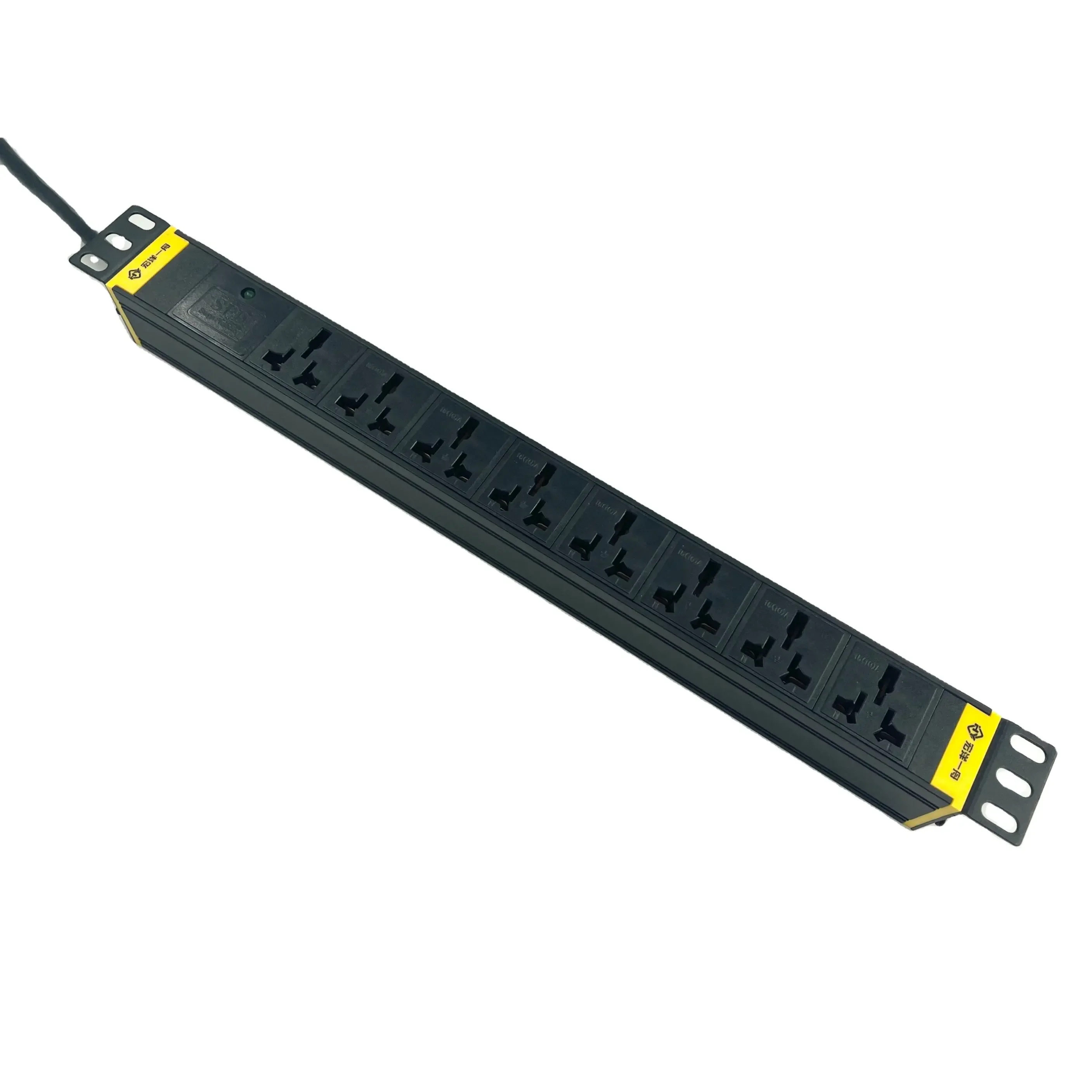 1U 19 Inch Network Server Rack Power Distribution 8 way  PDU UK type 220V PDU