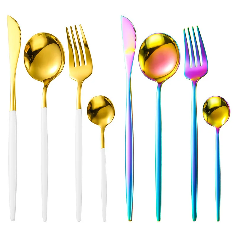 Best Price Silverware 24pcs Forks Spoons Knives Combo Cutlery Set Stainless Steel Dinnerware