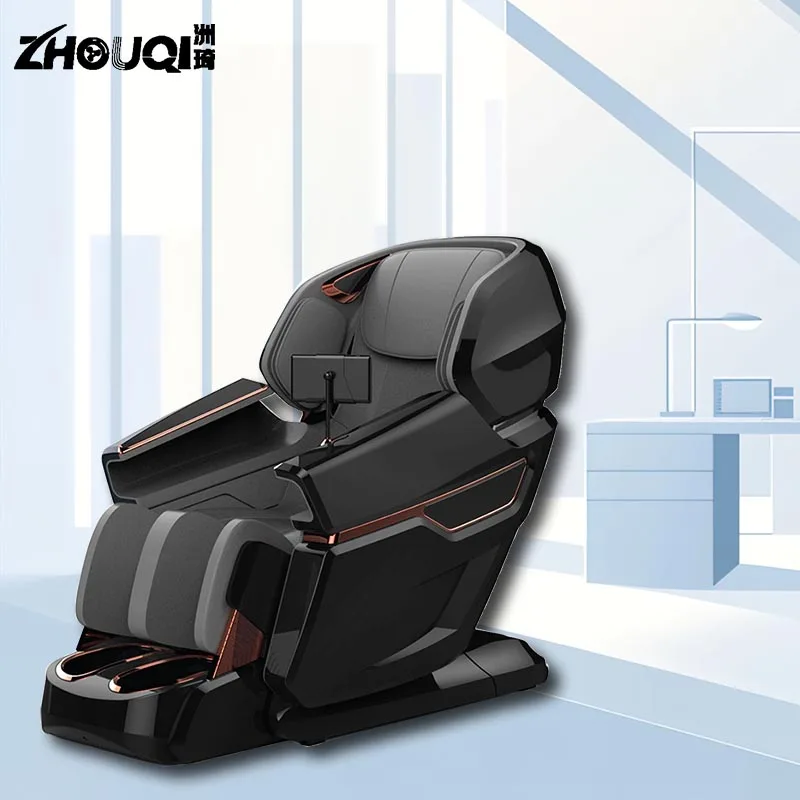 Zhouqi Luxury Zero Gravity Electric Massage Chair Airbag Massage with U-shaped Headrest Full Body Multi Function Cabin Sofa