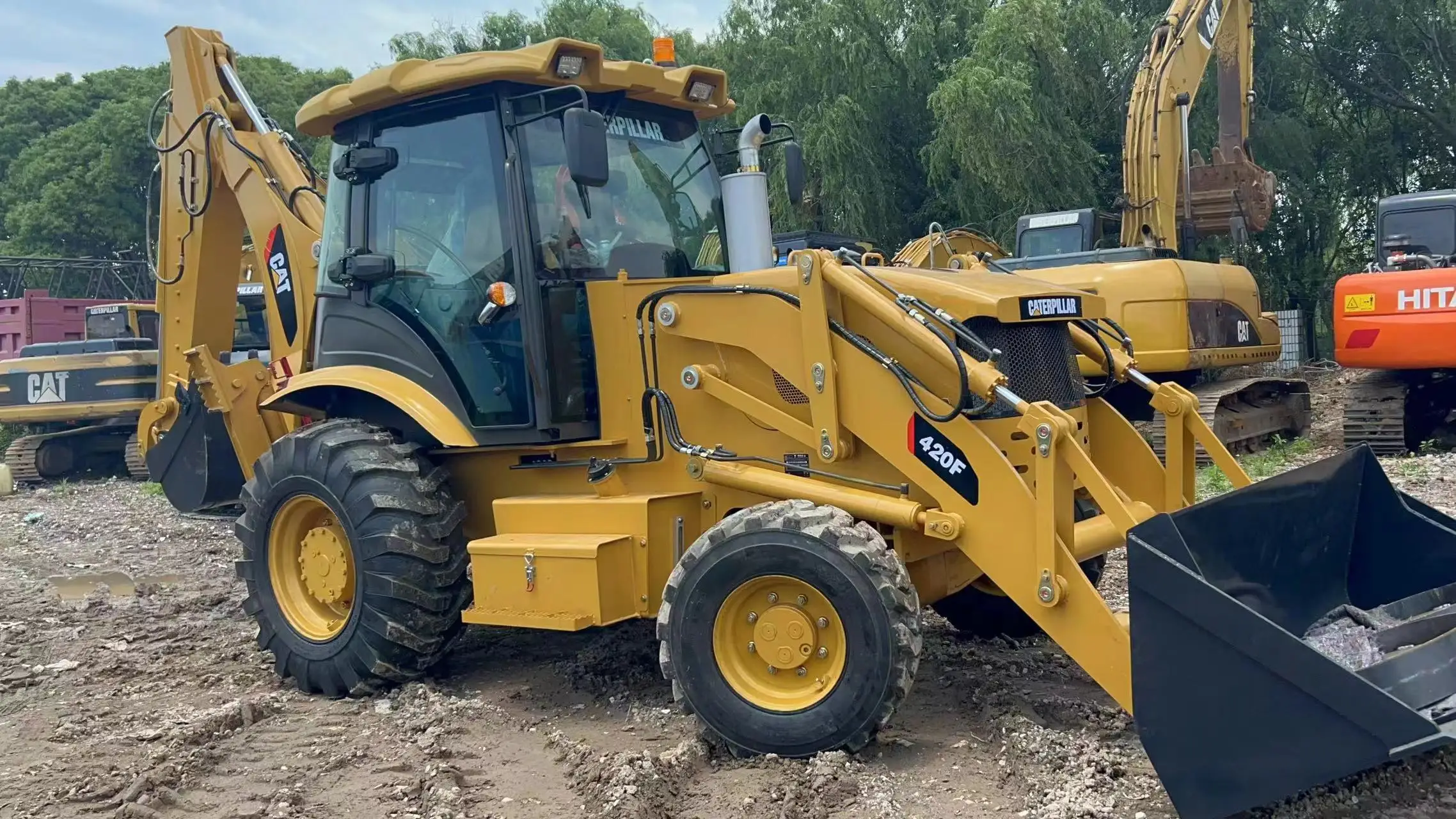 Подержанные экскаваторы-погрузчики cat 420 трактор экскаватор-погрузчик для продажи дешево 420f