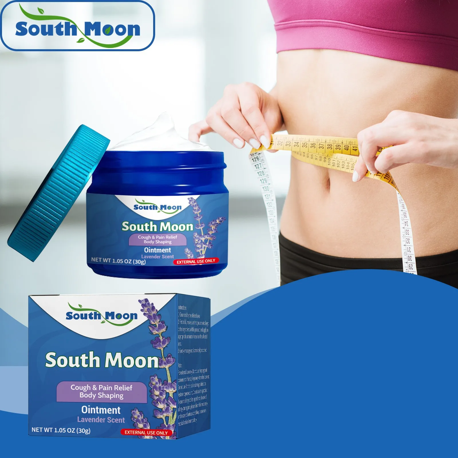 Lavender Anti Cellulite Flat Belly Product Fast Slim Cream Fat Burn Belli Wonder Hot Slimming Cream Body Shaping Ointment