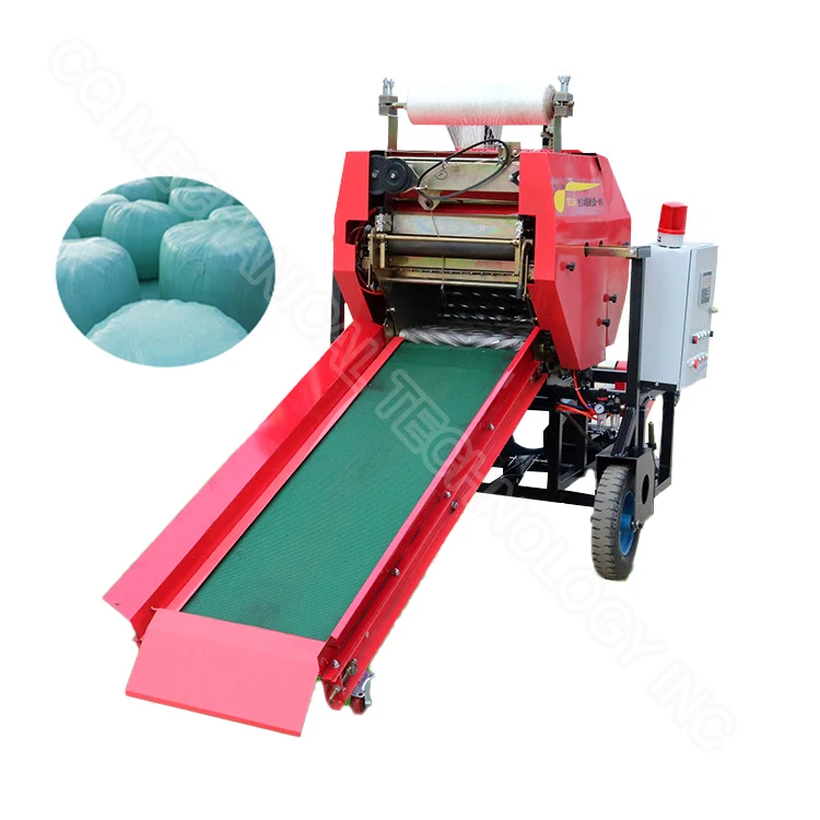 High quality mini roll hay baler 3 point hitch hay baler tractor