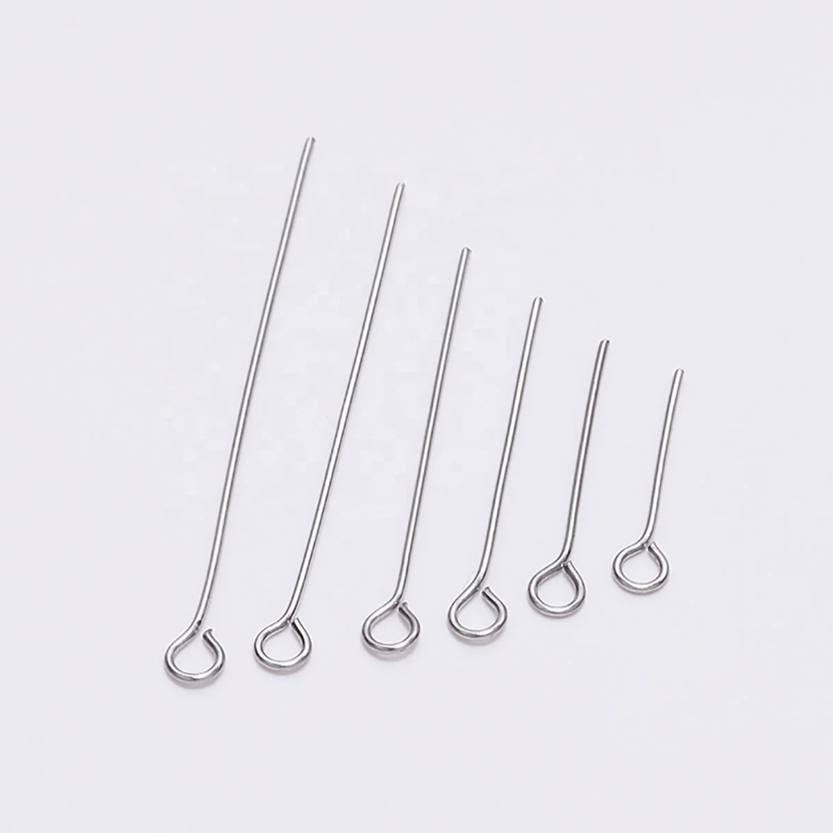 0.5-0.7mm stainless steel head eye pin for DIY handmade jewelry making