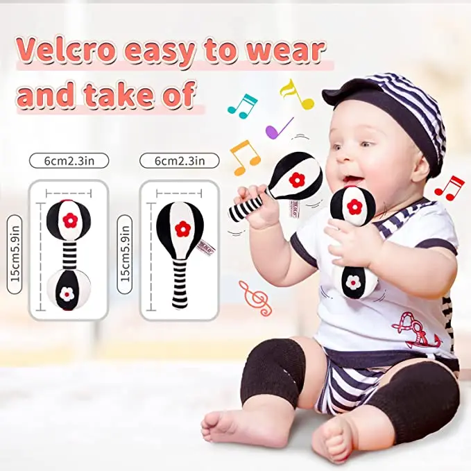 Multifunctional Baby Rattle Hand Drum Shake Musical Light-up electric Toy For Kids 1 Year Old