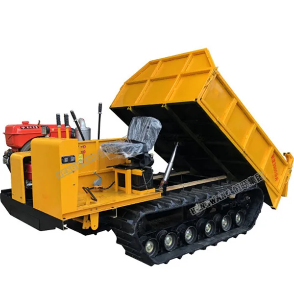 Mini rubber tracked crawler dumper price