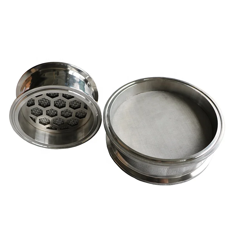 Closed Loop Extractor Part 5 micron 3 inch Sintered Triclamp Spool Filter Plate for CRC Filter Column