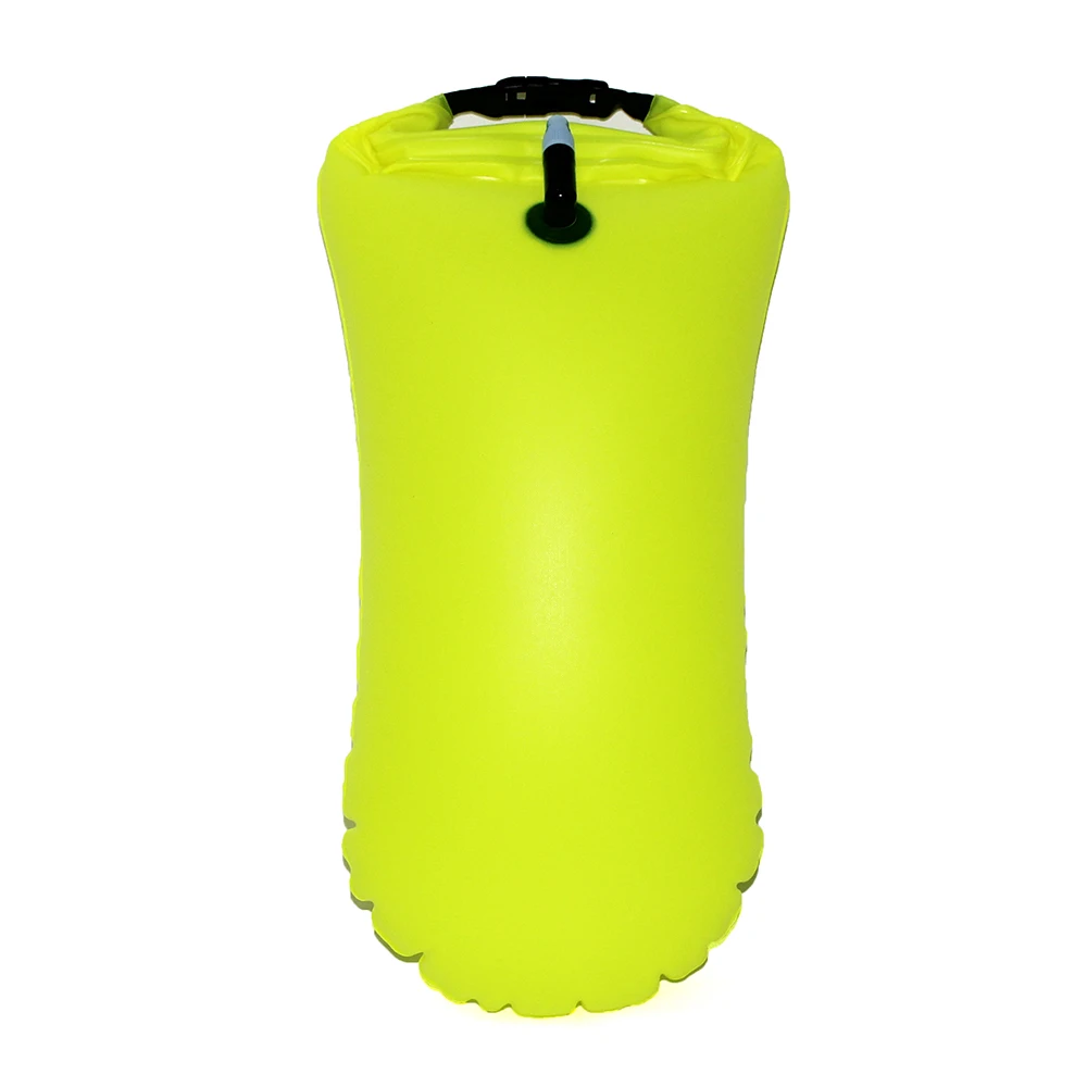 Swim Buoy Waterproof Dry Bag Swim Safety Float Keep Gear Dry for Open Water Boating Kayaking Orange Swimming Buoy
