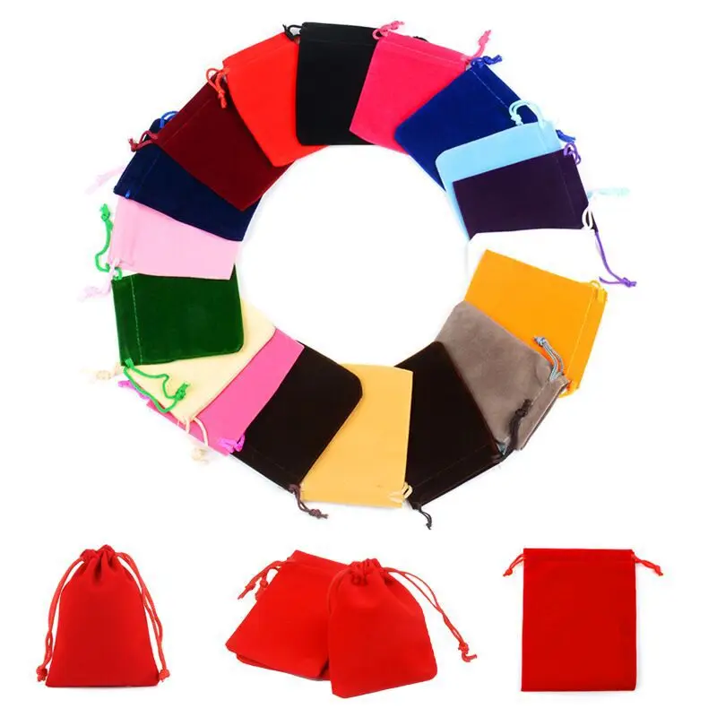 microfiber suede leather jewellery pouch bag customized suede drawstring bag suede bag jewelry