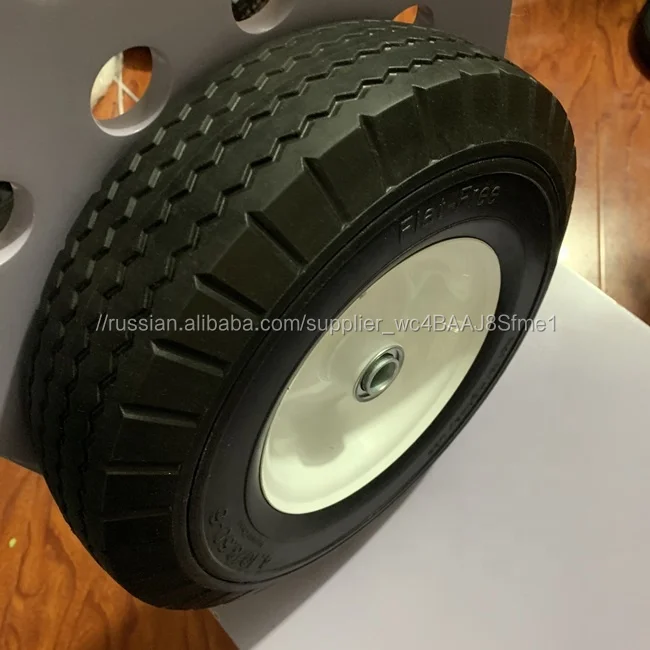 410/350-6 pu foam wheel trolley wheels for wagon cart and wheelbarrow