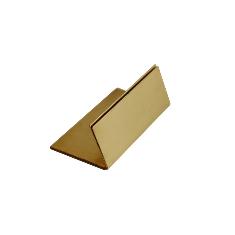 Custom Golden V-shaped Table Number Signs Cards Holders For Wedding Banquet Events